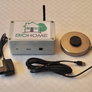 Smart-Meter 4G para silos aéreos de pellets en edificios