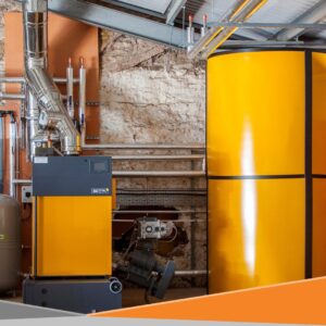 Instalación de caldera de biomasa